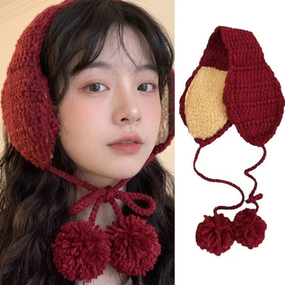 Earmuffs Foldable - Adjustable Windproof Winter Lace Up Earmuffs