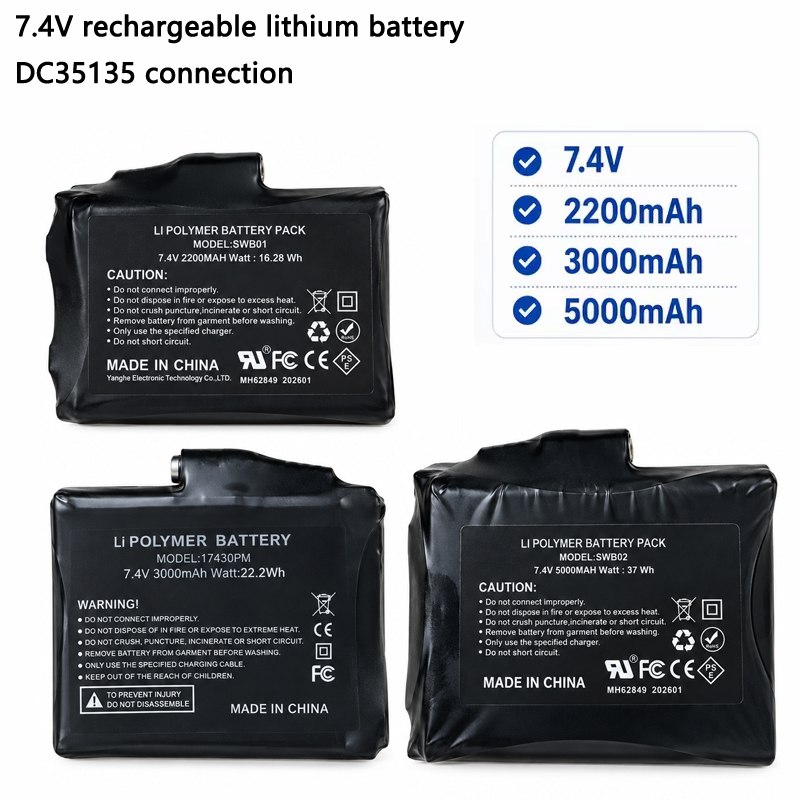 7.4V Rechargeable Lithium Batt - đánh giá và giá Heated Vest Battery