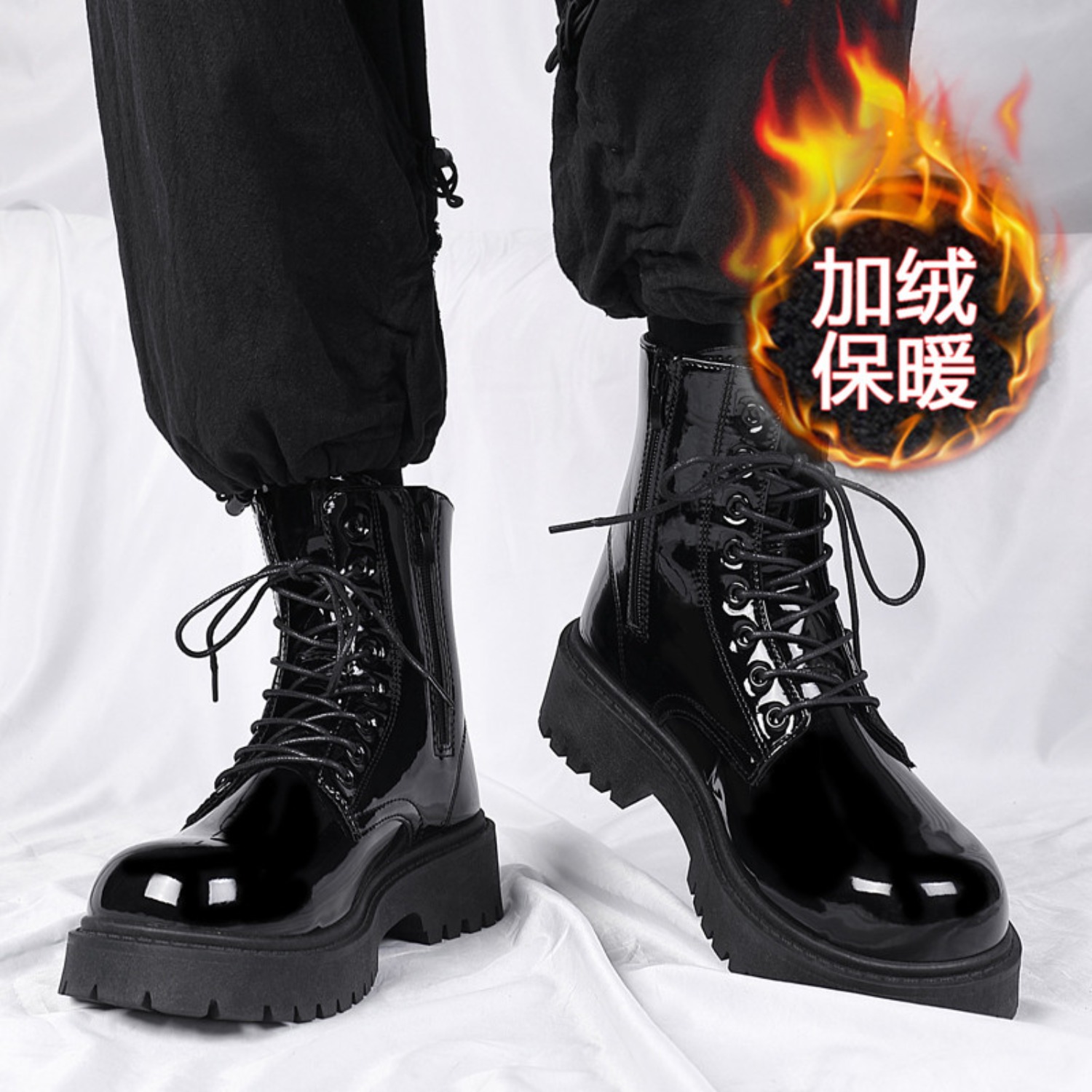 Men's warm plush high-top boot - đánh giá và giá Waterproof Winter Boot