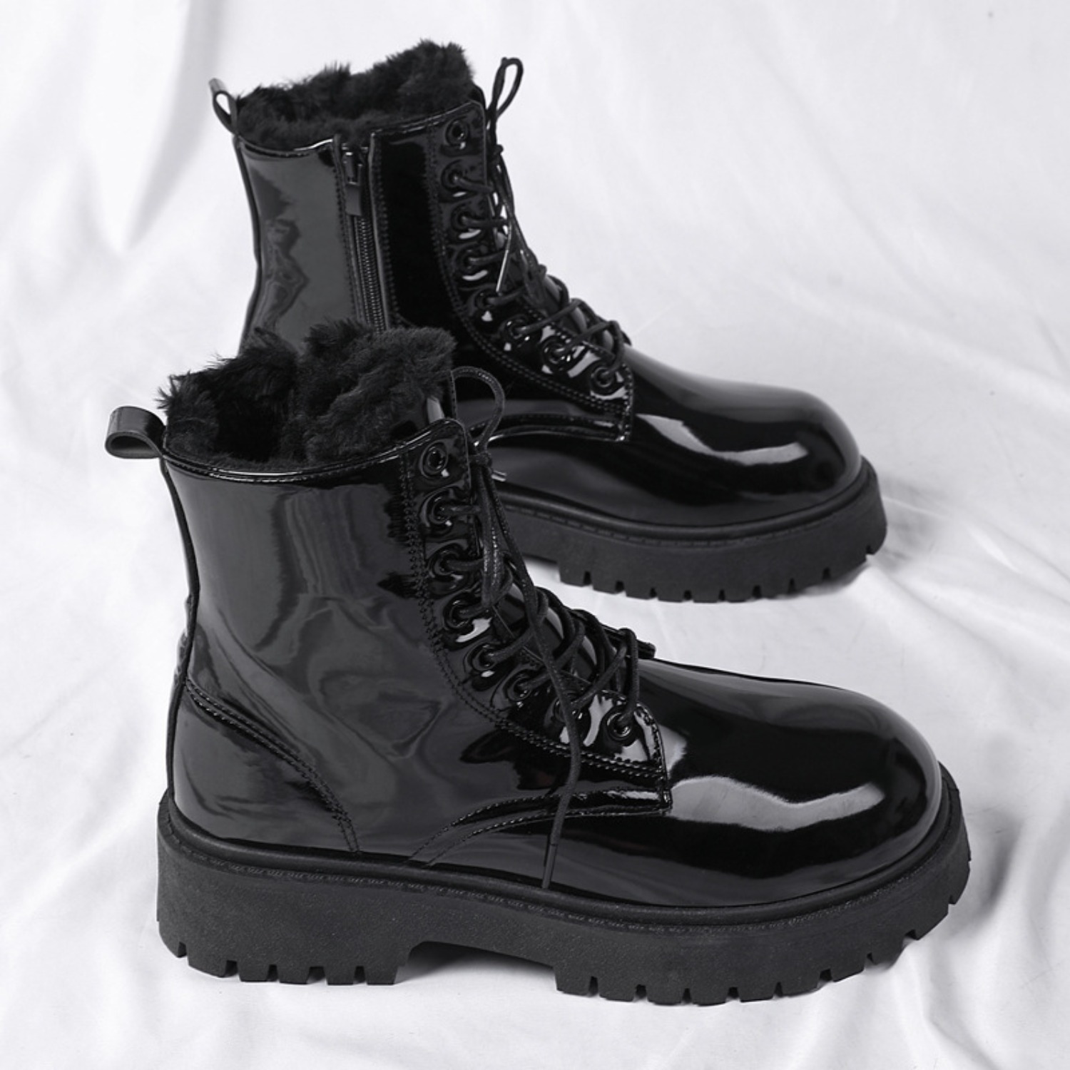 Men's warm plush high-top boot - đánh giá và giá Waterproof Winter Boot