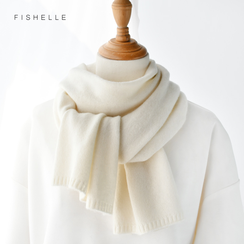 Trắng Khăn Len Nữ Mùa Đông Dệt - đánh giá và giá Wool Scarf Men