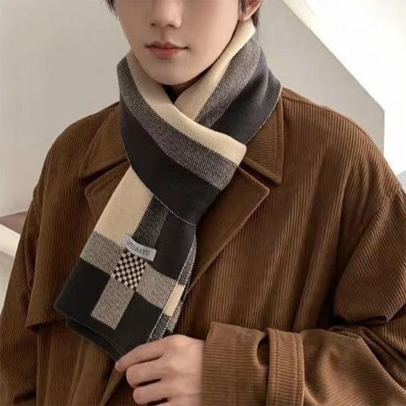 New Winter Men Scarf Keep Warm - đánh giá và giá Wool Scarf Men