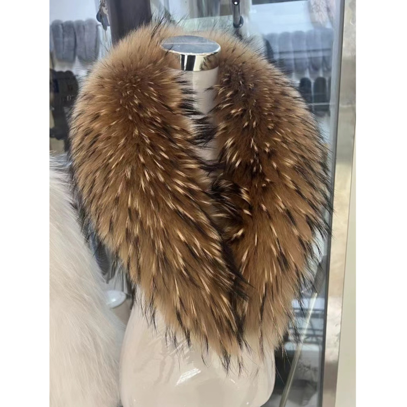 Raccoon Fur Collar Female Wint - đánh giá và giá Shawl Wrap Winter